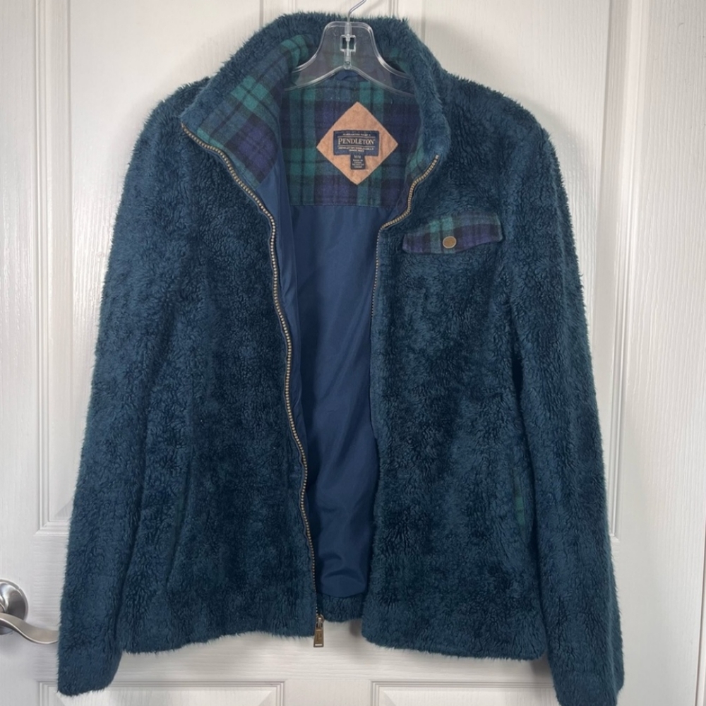 Pendleton turquoise Sherpa jacket (teal)